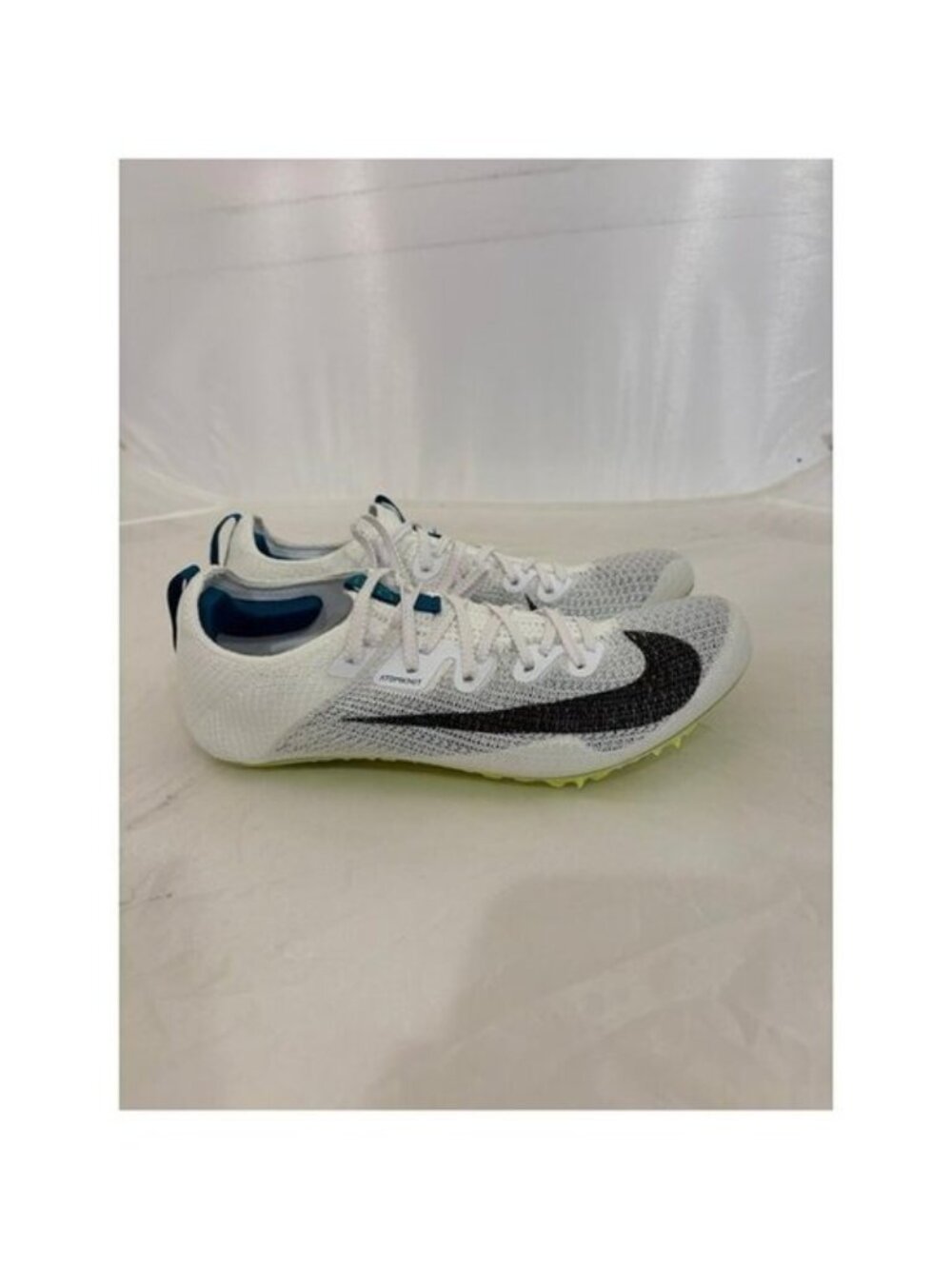 Nike zoom superfly elite 2 white bright spruce track spikes mens sz 7 FZ9662 100